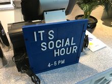 You can't escape the signage
