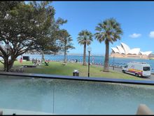 Balcony view from room 011