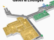 From this I found online the lounge could be a lovely space if it takes up the former BA lounge which is at the front of this picture. 