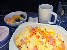 This scrambled egg was surprisingly good. It was lite, tasty and just the right amount