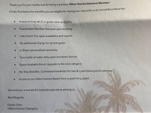 Hilton Status Information