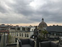 View from the terrace towards the southwest 