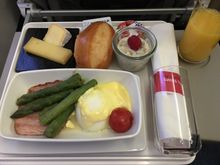 LHR-ZRH LX Breakfast offering
