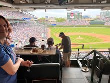 A view of the seating area
