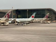AC B787-9 between QR 787 and 77W