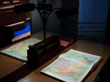 Lobby bar reading table