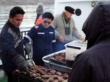 Whale barbecue
