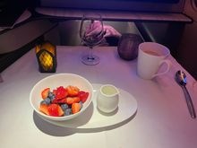 Berries with cream 