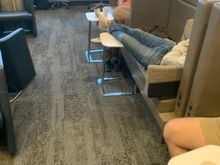 Sleeping in Sky Clubs is fine. But come on now.