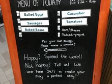 What's on offer for breakfast