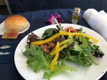 Salad was fresh and tasty.