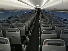 View from the back of the bus