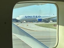 UA 767 departing for who knows where. 