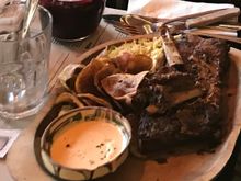 Generous serving of ribs , Brasov 