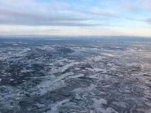 Approach over the Tanana Valley