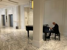 Pianist present for musical framework 