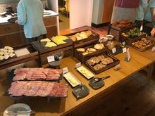 Continental buffet spread