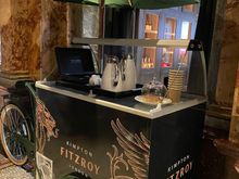 Morning coffee and tea in the lobby