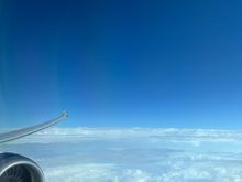 Abeam Cardiff, Wales approaching Top of Descent