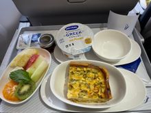 Breakfast ATH_AMS.,  eggs all gone so we had no choice