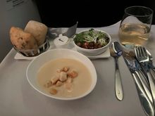 Love the Soup course. More airlines need to do this.