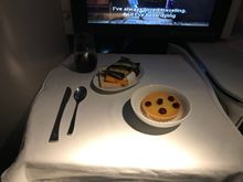 Orange tart and cheeses