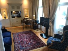 Living room with views of the river Amstel