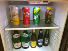 Minibar drinks
