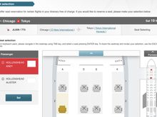 2 travelers but only one seat avail for selection in F
