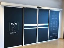 Entrance to lounge next to gate A23