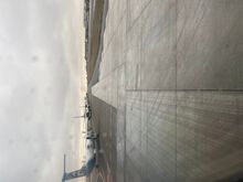 SEA lineup with what the Capt called “a good line of traffic.”  30 min delay in departure and another 30 in taxiing.  12/4, 10:50 am