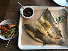 Plate for 2: Seabass with ponzu sauce