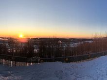 A panoramic of Fairbanks and the Tanana Valley taken from the UAF campus at 11:29 AM. 
