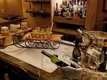 Desserts after evening appetizers