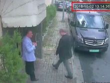 Entering the consulate