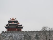 Northwest corner of Imperial Palace. Beijing, January 2011.