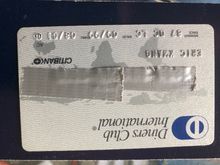 Sorry it’s upside down, but was just cleaning out a box of items I had packed when I cleaned out my room at my Mom’s home before we sold it last year. My old Diner’s Club card from the late 90’s before I cancelled it. It wasn’t a bad card back then. And it was issued by Citibank.