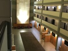 Rear atrium