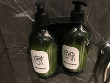 As reported by Milelion and on FT: non descript soap & rinse