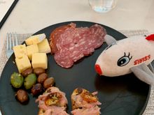 Appetizers from the buffet