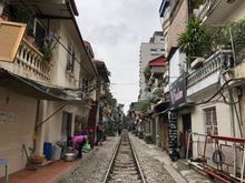 The Hanoi "street train"