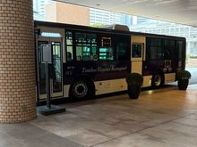 Bus at hotel