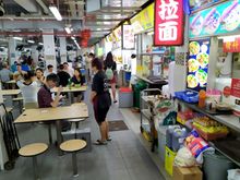 This is the food stall area of the People's Park, a delight for me!