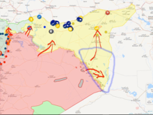 The 1000 US soldiers are going to be redeployed in the blue area to cut off access of Damascus and Russia to the Oil and Gas Fields...will only exit there when/if Turkey-backed forces arrive there and transfer control of the area to Turkey.
This is Trump plan all along. and plays well with neocons  and their friends who want to block Iran .