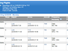 The J is the business class seats on each flight. R are seats that can be upgraded. The 13:35 looks pretty good.