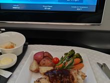 Cheese stuffed chicken (actual name was something fancier)