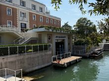 The boat entrance for private arrivals