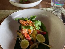 My favorite: Grilled shrimp pomelo salad