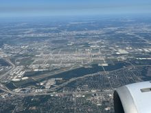 Overview of DFW on downwind coming in from SoCal. 