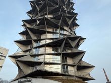 The hotel tower